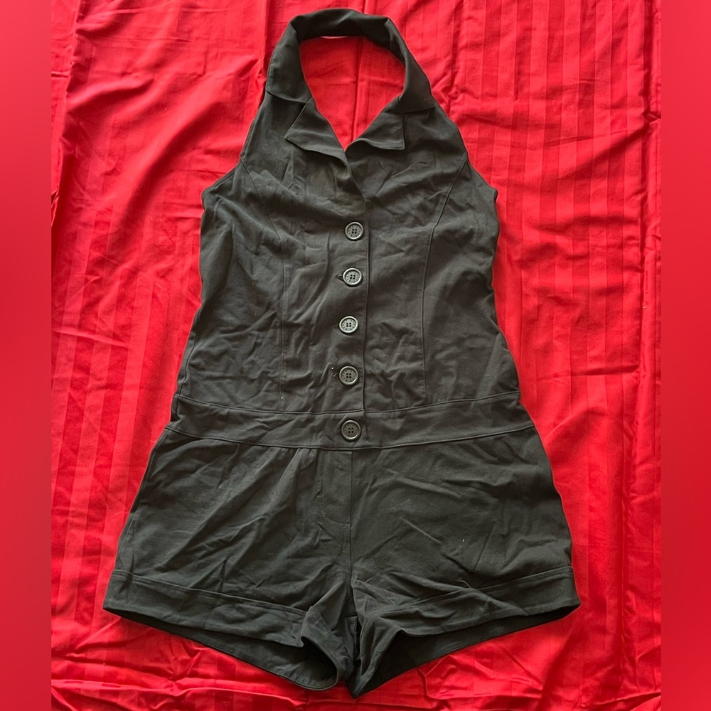 Black Guess Romper